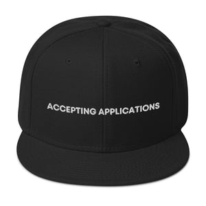 Accepting Applications - Snapback Hat