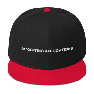 Accepting Applications - Snapback Hat