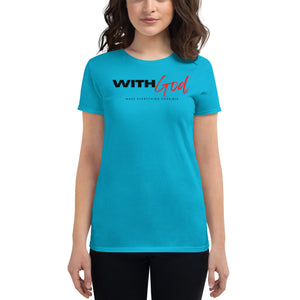 With God - Women's Short Sleeve T-Shirt