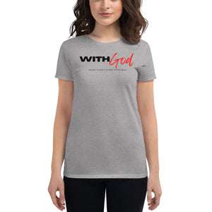 With God - Women's Short Sleeve T-Shirt