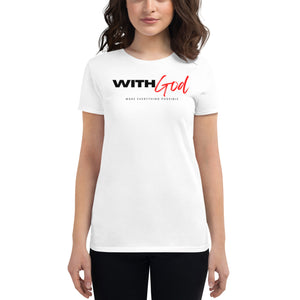 With God - Women's Short Sleeve T-Shirt